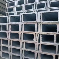 Perfil de Acero en U Soldado de Primera Calidad, Canal de Ingeniería de Hierro S235JR S355JR SS400 A36 S275JR, Tamaño 140*58mm UPN 6m, Más Vendido