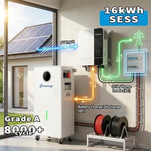 ระบบโซลาร์เซลล์สำรองไฟบ้านแบบออฟกริด SMS เกรด 8000+ รุ่น Cycle SESS 5KW 10KW 15kWh 16KWh โมโนคริสตัลไลน์ซิลิคอน ลิเธียมไอออน 51.2V200A - Product Image 1