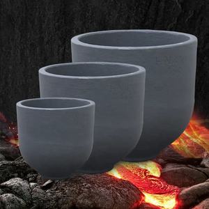 <span class=keywords><strong>Creuset</strong></span> en graphite argileux de 100 kg et fourneau à fusion en fonte pour four à <span class=keywords><strong>induction</strong></span> pour la fusion de l'acier et de l'aluminium - Product Image 3