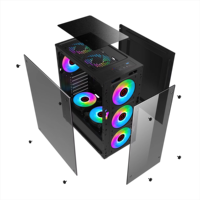 Haute qualité Core I9 I7 I5 32GB Ram SSD HDD RTX 3060 3070 580 8GB carte graphique ordinateur de jeu PC de bureau