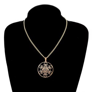 Collar con Colgante de Estrella Hexagonal Hueca de Acero Inoxidable con <span class=keywords><strong>Mapa</strong></span> de Israel, Diseño de Seis Estrellas, Precio de Fábrica al por Mayor - Product Image 4