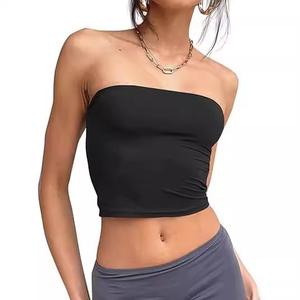 Bretelles Crop Tank Fashion Sport Bra <span class=keywords><strong>Sexy</strong></span> Top Tube Bandeau Backless pour les femmes - Product Image 1
