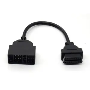 LT026 12V 16PIN OBD2 Extension Cable for Toyota 22 Pin Car Diagnostic Extender Cable Automotive OBD 2 Adapter