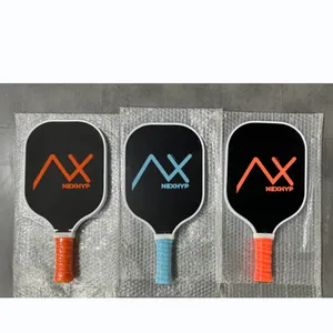 Custom OEM NEXHYP 01 Lightweight Pickleball Paddle Carbon Fiber Texture Rough Surface With UV Print USAPA Approved Paddle