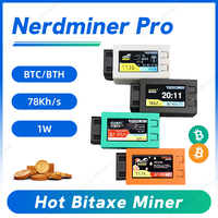 Bitaxe Nerdminer Pro 500GH/S, mineur de Bitcoin open source, ESP32 WiFi 12W SHA256 ASIC