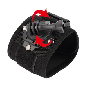 Крепление на запястье с поворотом на 360 градусов для GoPro Hero 13 12 11 10 9 8 7, DJI Osmo Action 6 5Pro 4 3, Insta360 Ace <span class=keywords><strong>Pro</strong></span> 2 <span class=keywords><strong>GO</strong></span> 3S - Product Image 2