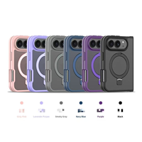 Étui de téléphone à chargement magnétique sans fil pour iPhone 18 Fold avec support pliable, anneau de maintien, antichoc, finition mate et protection anti-chute