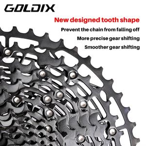 <span class=keywords><strong>Cassette</strong></span> de vélo GOLDIX ultralégère, roue libre 9-<span class=keywords><strong>13</strong></span> <span class=keywords><strong>vitesses</strong></span>, structure HG, pignon en acier au carbone 11T-52T pour <span class=keywords><strong>VTT</strong></span> - Product Image 6