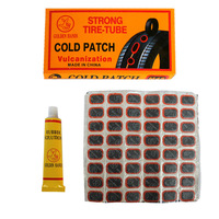 Kit de réparation de pneus à froid JOHORSE pour vélos électriques et motos, avec sac à outils portable, démonte-pneus, patchs de colle et lime de polissage (Modèle