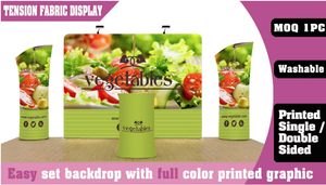 8 pies 10 pies 20 pies personalizado recto <span class=keywords><strong>Banner</strong></span> soporte tensión tela pantalla Fondo telón de fondo con diseño de funda de almohada - Product Image 5