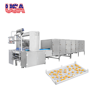 Depositante automático de gelatina de oso suave pequeño, nuevo túnel de enfriamiento multivitamínico, componente PLC para máquina de dulces - Product Image 2