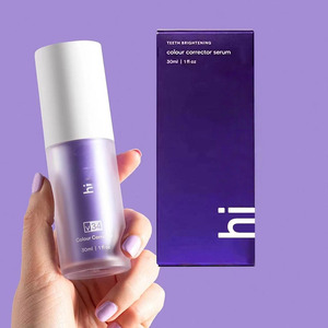 Jabón Blanqueador Hismiles V34 Morado con Aroma a Menta, 30g, Plástico y Acero Inoxidable, para un Aliento Fresco y Eliminación de Manchas, Uso para Adultos - Product Image 1