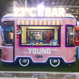 Truk Makanan Mini Listrik Kustom, Trailer Jajanan untuk Hamburger, Kopi, Es Krim, Ayam Goreng, Restoran, Mobil Makan - Product Image 2