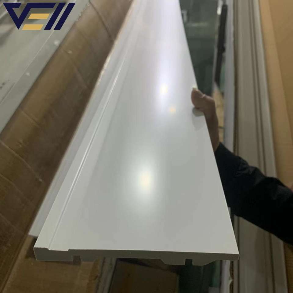 VELL Factory skirting board pvc wall moulding decorative wall moulding ...