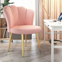 Chaise de salle à manger en velours de style moderne du milieu du siècle, meuble d'appoint luxueux pour la maison, l'appartement, le salon, le bureau, l'hôtel, le restaurant