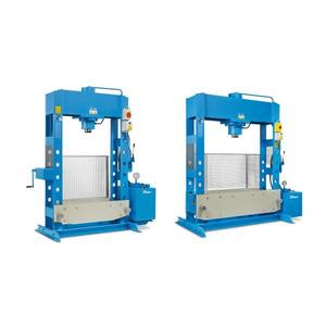 Prensa hidráulica 10-150 toneladas de capacidad Nuevo Marco en H para maquinaria de planta de fabricación con motor de bomba de motor de engranaje de cojinete PLC - Product Image 1