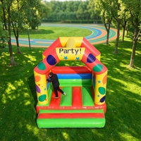 Château gonflable en PVC écologique avec une capacité de 480 kg pour les fêtes d'anniversaire et les réunions de famille