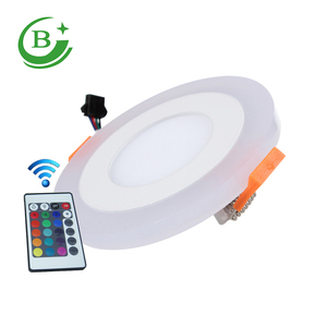 Nhà Máy bán hàng trực tiếp tùy chỉnh điều khiển từ xa 6 + 3 Wát Hidden Vòng RGB LED Bảng điều chỉnh ánh sáng - Product Image 2