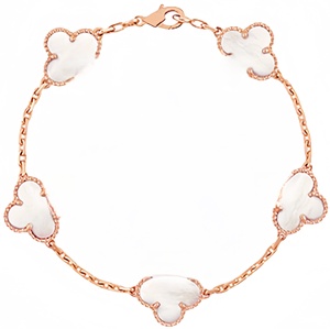 <span class=keywords><strong>Bracelet</strong></span> exquis à cinq brins, style luxueux de haute qualité, pour hommes et femmes, <span class=keywords><strong>bracelet</strong></span> trèfle à quatre feuilles, demander le catalogue <span class=keywords><strong>Van</strong></span> <span class=keywords><strong>Cleef</strong></span> - Product Image 3