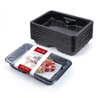 Barquette alimentaire rectangulaire jetable en polypropylène sans BPA, compatible micro-ondes, pour préparation de repas et boîtes déjeuner