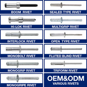 OEM aprovado comercial Bulk Pack Watertight fechado rebites para máquinas e equipamentos Assembly - Product Image 6