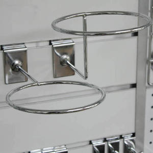 Venta al por mayor de <span class=keywords><strong>metal</strong></span> cromado bola estante de exhibición para Canal ranurado - Product Image 5