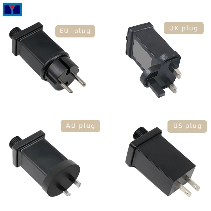 Giáng sinh trang trí Class 2 cung cấp điện 12V Cây giáng sinh ánh sáng Adapter AC Adapter 12V 05A IP44 cho sân Inflatable