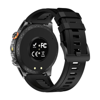 Montre intelligente de plein air TKYUAN 2026 avec boussole, grand écran de 1,7 pouces, 1000 mAh, IP68, contrôle de la musique, lampe de poche, montre intelligente de sport pour hommes