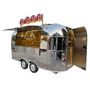 Fully Equipped Stainless Steel Towable Mobile Food Trailer for Snack Food Candy & Chips-<b>Rust</b> Resistant Long Service Life - Product Image 1