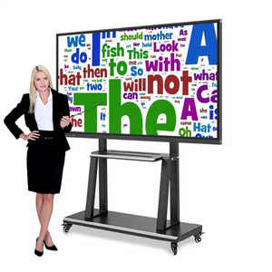 65 Inch Multi-media All-in-one Touch Conference Screen Large interactive-flat-panel with Movable <b>Bracket</b> for Office Teaching - Product Image 6