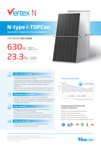 Paneles Solares Trina Vertex S+ de 600w Tipo N, 600W 610w 620w NE19R.20, Garantía de 25 Años, Venta al Por Mayor, STOCK en EE. UU. - Product Image 6