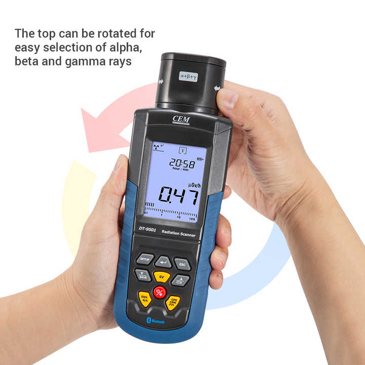 Dosimeter Gamma Nuclear Radiation Detector with Datalogger