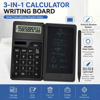 Calculatrice Scientifique Personnalisée Portable Mini Pliable en Plastique ABS Solaire pour Étudiant, Tableau d'Écriture Multifonction, Calendrier, OEM