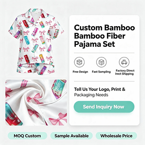 Pyjama décontracté pour femme, taille européenne, imprimé 3D cerise, style européen, élégant, pour l'été, pour la maison, assorti <span class=keywords><strong>parent</strong></span>-enfant - Product Image 4