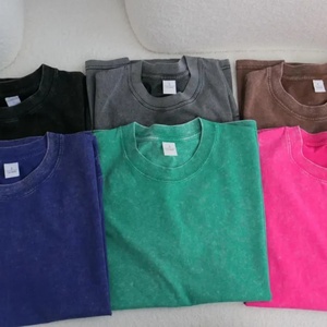 Camiseta de Hombre de Algodón Lavado con Estampado Personalizado, Secado Rápido, Transpirable, Estilo Urbano, Corte Regular - Product Image 4