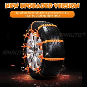 Cadenas para Neumáticos de Coche (5/10 Piezas) para Invierno, Antideslizantes, para Nieve, con Correa de Cable - Product Image 2