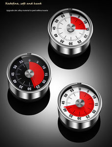 Temporizador de Cocina de Acero Inoxidable Syh200 al por Mayor con Visualización y Succión Magnética, Portátil y Mecánico para Estudiantes - Product Image 6