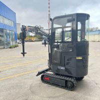 Pelle hydraulique électrique, vente en gros, 10kw, 1.0t, machines de déplacement de terre