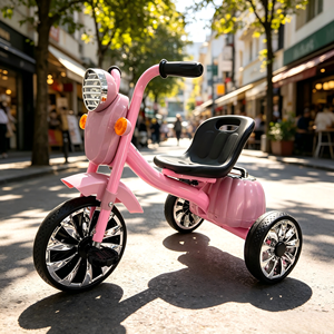 Vélo d'équilibre pour bébé en EVA <span class=keywords><strong>de</strong></span> bonne qualité, <span class=keywords><strong>tricycle</strong></span> à pédales pour enfants, 3 roues, léger, pour enfants <span class=keywords><strong>de</strong></span> 2 à 4 ans - Product Image 3