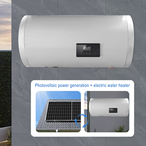 NOUVEAU design 60L avec double système de circulation de <span class=keywords><strong>chauffage</strong></span> CC et CA Chauffe-eau solaires PV Fabricant - Product Image 2
