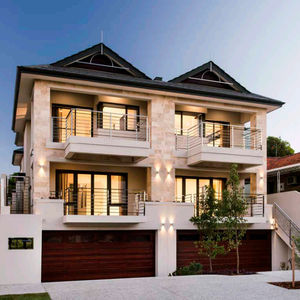 Balustrade moderne en acier inoxydable pour les marches de villa, kit de garde-corps d'escalier en acier - Product Image 2