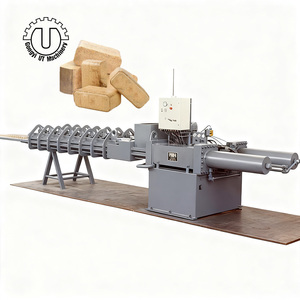 Prensa Rectangular Industrial para Briquetas de Cáscara de Arroz, Coco y Biomasa, Máquina de Alta Eficiencia para la Producción de Briquetas - Product Image 1