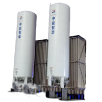 Tecnología de aislamiento avanzado ZNZH Tanque de oxígeno líquido 10M3 Temperatura baja confiable con recipiente de presión central y bomba