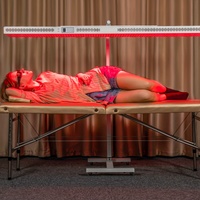 Panneau vertical de luminothérapie rouge de qualité médicale à 5 longueurs d'onde avec lumière infrarouge pour le soulagement de la douleur