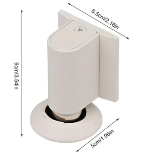 Butée de porte invisible à ressort magnétique permanent en alliage de zinc, type portique de sécurité au sol, installation adhésive 3m - Product Image 6