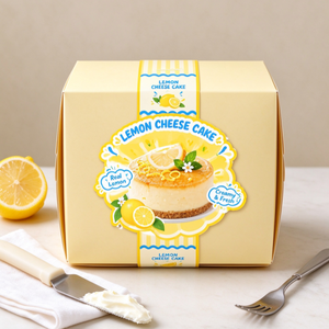Autocollants pour gâteau au citron jaune vif, papier couché de haute qualité, décalcomanies graphiques pour desserts, pour gobelets, bouteilles, pots de yaourt, emballages alimentaires - Product Image 4