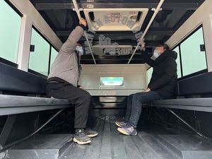 รถท่องเที่ยวมือสอง/โค้ช isuz-U รถบัสโดยสารขนส่งในเมืองพร้อมเครื่องปรับอากาศ - Product Image 3