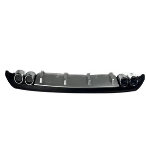 Modificato paraurti posteriore diffusore tubi di scarico per <span class=keywords><strong>Volkswagen</strong></span> <span class=keywords><strong>Polo</strong></span> 6R 2014 <span class=keywords><strong>2015</strong></span> 2016 2017 2018 Tuning accessorio Body Kit ABS - Product Image 5
