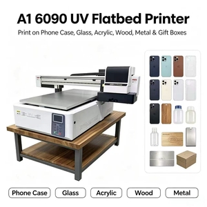 Imprimante UV à plat A1 6090 haute résolution, machine d'impression numérique UV pour impression de logo personnalisé sur stylos et coques de téléphone - Product Image 1