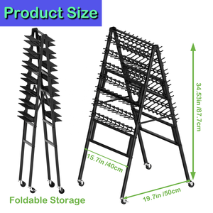 Nuovo Supporto Espositore in Metallo con Gancio per Salone di Bellezza per Trecce di Capelli Umani, Extension di Capelli Grezzi e Parrucche Sintetiche con Lace Frontale Senza Colla - Product Image 2